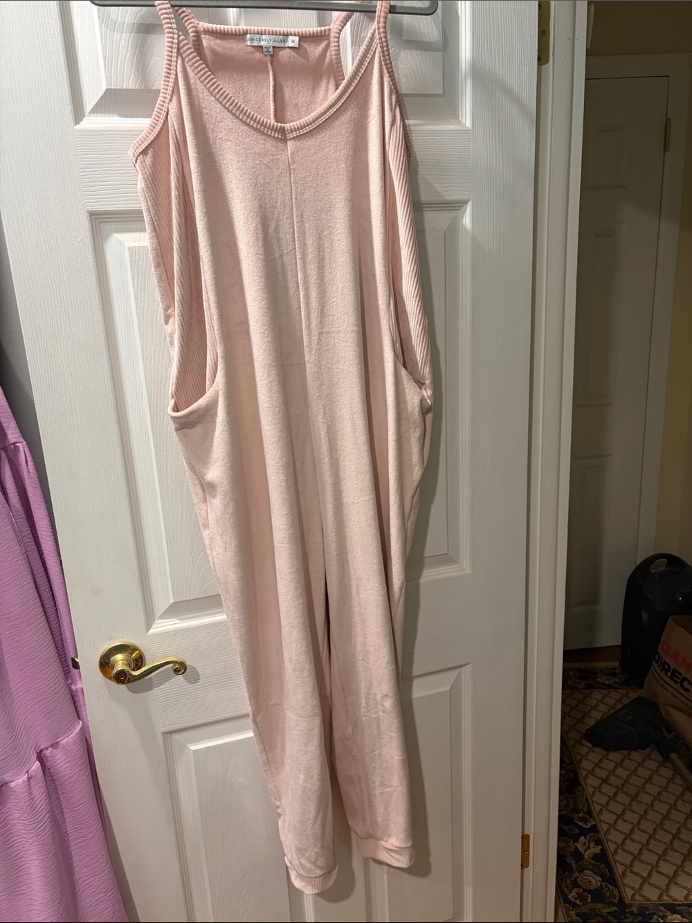 Light Pink Sleeveless Jumpsuit